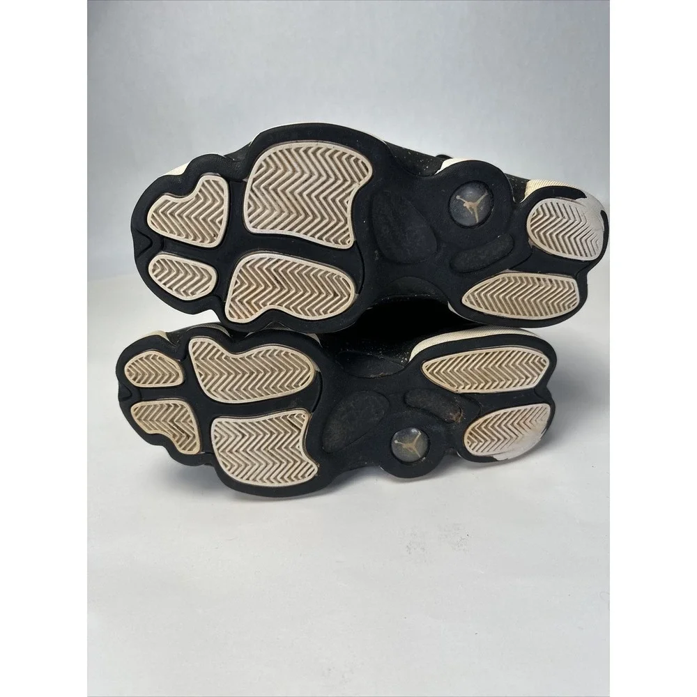 Nike Air Jordan 6 Rings Black Metalic Gold 322992-007 Basketball Shoes‎ 8